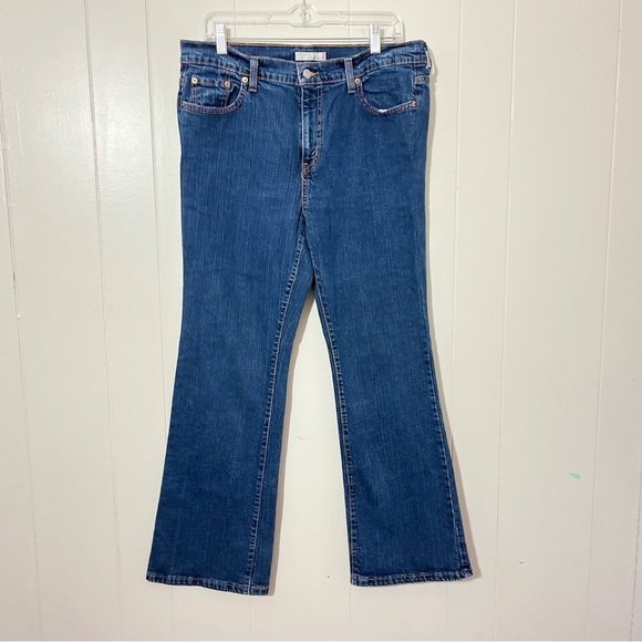 Levi's 515 Bootcut Blue Jeans Women's size 14 - Picture 1 of 9